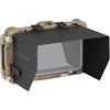 Nitze Gabbia Kit per Ninja/Ninja Ultra/Ninja V/Ninja V+/ Zato Connect/Shinobi Monitor con morsetto per cavo HDMI e parasole in PU - JT-A05B