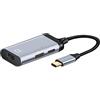 xiwai Adattatore di rete LAN Gigabit Ethernet da USB-C Type-C USB3.1 a 1000Mbps con porta di alimentazione PD femmina