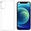 N NEWTOP Custodia Compatibile con iPhone 12 Mini, Morbido TPU CLEAR Silicone Anti Urto Graffio Trasparente Slim Sottile Flessibile Case Posteriore Proteggi Vetro Display Monitor (Solo Cover)