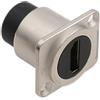 HangTon Accoppiatore HDMI 2.0 femmina a femmina, connettore impermeabile, connettore D-Type Inline Cable Chassis Panel Socket, IP65 Pass-Through