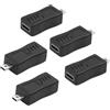 JSADZKJ Mini USB 8-Pin a USB C Adattatore da tipo C femmina a mini USB 8-Pin maschio, supporta ricarica e sincronizzazione dati Adattatore per MP3,fotocamera digitale 5PCS