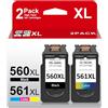 ATOPINK Cartucce 560 561, PG-560XL CL-561XL Cartucce d'inchiostro Sostituzione per Cartucce Canon 560 561, PG-560 Nero CL-561 Colore, per Pixma TS7450 TS7451 TS5351 TS5352 TS5353 TS5350