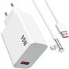 ASKUBSKU Caricatore 90W e Cavo USB C 90° Gradi da 1Metro per Xiaomi Poco X7 Pro F7 F6 5G Adattatore di Ricarica Rapida 90Watt e Cavo Tipo C per Xiaomi 15 Ultra 14 Ultra 13 per Redmi K80