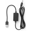 Zunate Convertitore USB da 5 V a CC 8 V Cavo Boost di Tensione Convertitore di Tensione Step Up Cavo di Alimentazione per Fotocamera Lampada da Tavolo Altoparlante Lunghezza 1,2 M (DC5521)
