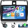 ETLFUCyber [2G+64G] Android Autoradio per Suzuki Swift 2005-2010 con Senza Fili Carplay e Android Auto, Autoradio Touch Screen HD da 10 pollici con GPS/WiFi/Bluetooth/EQ/FM RDS