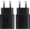 KenSera 2 Pezzi 25W USB C Caricatore Veloce per Samsung Galaxy S25 S24 S23 S22 S21 S20 Plus S24+ S23+/Z Fold 6/ Z Flip 6 5G/ Note20/10/A54 A55/ iPhone, iPad, Tablet, Alimentatore Adattatore di Ricarica