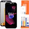 AGCUT Schermo di ricambio per Doogee S51 / S61 / S61 Pro LCD Display Display Schermo di Ricambio per Doogee S51 LCD Display Digitizer Touchscreen Touch Screen Montaggio Completo con Riparazione Kit