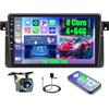 Inefala 8 Core 4+64GB Android 15 Autoradio per BMW E46 1999-2005 Stereo 9 Pollici Schermo per Auto con Wireless Carplay Android Auto con Bluetooth, GPS, FM RDS, Retrocamera AHD
