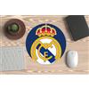 La Huella Tappetino per Mouse, Mouse PC o Portatile - Scudo Real Madrid. Ideale per il gaming e l'ufficio e tutto il buon meringo.