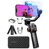 hohem iSteady M6 Kit Stabilizzatore Smartphone, Gimbal a 3 Assi Aggiornato, Tracker Magnetico AI con Luce CCT/RGB Regolabile, 0,91 Pollici Display, Max. Carico Utile 400g, per YouTube/Vlog