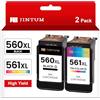 JINTUM PG-560XL CL-561XL Cartucce Nero e Colore Multipack Compatibile per Canon Cartucce 560 561 Compatibile per Canon Pixma TS5350 TS5351 TS5352 TS5353 TS7450 TS7451