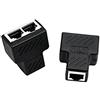 Cerrxian, adattatore splitter RJ45, per cavo Ethernet Cat5, Cat5e, Cat6 e Cat7, connettore di rete prolunga 2 adattatori RJ45.