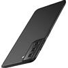 Galful Custodia per Samsung Galaxy S21 FE 5G, Custodia per cellulare ultra sottile opaca Protezione antigraffio Custodia rigida Custodia rigida per PC Samsung Galaxy S21 FE 6.4 Nero