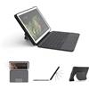 eip Magnetix Keyboard Case for Google Pixel Tablet 11 inch (2023), Adjustable Viewing Angle, Detachable, Easy Carry, Protective Cover Compatible with Speaker Dock, 7 Backlight Color, DE Layout