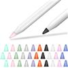 YINVA Cover per punte Apple Pencil, in silicone, accessori per Apple Pencil Pro, 1°, 2° generazione, punta USB-C (30 pezzi, 10 colori)