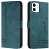 Bravoday Cover per iPhone 12 Mini, Flip Custodia in Pelle PU Portafoglio Custodia per iPhone 12 Mini, con Slot per Schede, Verde