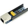 Waveshare Ethernet to UART Converter for Raspberry Pi Pico,Supports 2-CH Ethernet To UART Data Transparent Transmission, 10/100M Ethernet,Full-duplex or Half-duplex UART Communication