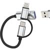 zoyuzan Adattatore Lightning USB C to USB per Apple Iphone 15 Pro Macbook Air per Ipad Compatibile con Samsung Sdoppiatore USB A Presa Chiavetta Scaricare Foto Accessori Type C Jack Cavetto OTG Convertitore