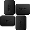 volport Piastra metallica rettangolare per magnete telefono, Magicplate, disco con adesivo 3M per supporto magnetico auto (cruscotto/griglia di ventilazione/fessura CD/parabrezza) - Nero