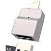 Kefiany Adattatore Lightning USB 3.0 Lettore Schede Micro SD Cavo OTG TF Card Reader per Apple iPhone iPad Chiavetta Memoria Foto Macchina Fotografica Memory Scheda Carte Tastiera Telefono Esterna Jack Camera
