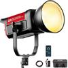 GVM Great Video Maker GVM - Luce video a LED da 200 W, kit di illuminazione fotografica PRO SD200B con rete a rete Bluetooth/controllo DMX, 2700K-6800K, kit di illuminazione continua per YouTube, film, 45400lux/1m, 12