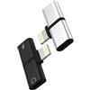 zoyuzan Adattatore Lightning Jack Cuffie per Apple(2Pack)Cavo Aux Cuffiette Caricabatterie Accessori per iphone 14 13 12 11 Pro Max 7 8Plus X SE XS XR per iPad Air Headphone Auricolari Caricatore Sdoppiatore