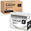 Yongairuink SJIC42P - Inchiostro nero di ricambio per cartucce C13T52M140 SJIC42PBK per EPS CW-C4000e CW-C4030 CW-C4000 CW-C4020 CW-C4040 (1BK)