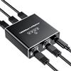 BolAAzuL Splitter Ethernet da 1 a 4 ad alta velocità 1000 Mbps, adattatore splitter BolAAzuL Gigabit RJ45 1 in 4 uscite femmina, cavo LAN/Internet Cat 8/7/6/5/5e, splitter di rete 1x4, Plug & Play, con cavo di