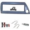 tomzz Audio 2415-009 Set di pannelli radio compatibili con Ford KA RBT anno 1996-2008 blu-metallico con adattatore radio ISO adattatore antenna ISO staffa di sblocco DIN