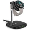 SwanScout Watch Caricatore per Google Pixel Watch 3/2 (Non per Google Pixel Watch 1), SwanScout 505G2, Supporto di Ricarica Rapida Magnetico per Pixel Watch 3/Pixel Watch 2 (Nero)
