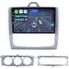 Keconsing 9" Android 14 2 Din Autoradio per Ford Focus 2006-2011-[Integrato Wireless CarPlay | Android auto | Mirror Link | GPS Sat Nav | Bluetooth 5.0 | WiFi | 4G | SWC]+CAM Incluso