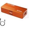 TESmart 7078M/s Case SSD Dual-Chip NVMe M.2,PCIe 5.0,Thunderbolt 5/4/3,USB4 V2(80Gbps),USB 3.2 Gen 2x2（20Gbps）/USB 3.0/2.0,Ventola Intelligente con Controllo Della Temperatura,Alluminio,per 2280 SSD