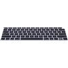 kwmobile Protezione Tastiera Americana Compatibile con Apple MacBook Air 13 2018 2019 2020 A1932 - Cover Tastiera Inglese US Copertina Silicone nero