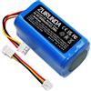 ZUIRUNDA 14.4V 3000mAh batteria di ricambio per Proscenic 800T, 820S, 820T, 830T, PR-800T, PR-820T, PR-830S, PR-830T Batteria di ricambio