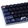 Sunzit PBT Keycaps - 100 tasti Coral Sea Cherry Profile Dye sublimazione per ISO/ANSI Layout 61/64/68/87 Gateron MX Switches tastiera meccanica (nero)