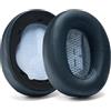 PESLNG Cuscini di ricambio in ecopelle professionale per JBL E65 E65BTNC/Duet NC/LIVE650 BTNC/LIVE660 BTNC, Utilizza schiuma memory di alta qualità per maggiore comfort e durata (Pelle proteica-Blu)