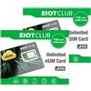 EIOTMART EIOTCLUB Adattatore eSIM Solo per Android: Trasforma il tuo Smartphone in un Dispositivo eSIM, Download Illimitati, 1.1GB di Data Inclusi, Roaming 200+ Paesi (Scheda Fisica, 2 pezzi)