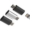zoyuzan Adattatore da Lightning a USB C (3 pezzi) per Apple Cavo di ricarica rapido su spina Type-C Adattatore di ricarica per iPhone 15 Pro Charger Android Cellulare Power Femmina per iPad Thunderbolt