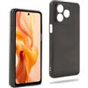 REY Cover in Gel TPU Nera per ULEFONE NOTE 18 ULTRA - 18 PRO, Ultra Sottile 0,33 mm, Morbido Flessibile, Custodia Silicone