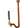 Generico Ricambio compatibile con OPPO A80 5G CPH2639 Flat flex cable cavo connettore per collegamento KEY HOME to MAINBOARD FINGERPRINT LETTORE IMPRONTA (Nero)