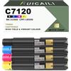 RUICAILI Sostituzione della cartuccia toner compatibile C7120 per stampante Xerox Versalink C7120 C7125 C7130 (4, nero ciano magenta, giallo)