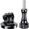 Eruinfang Treppiede Mount Adapter Alluminio Treppiede Staffa Standard Tripod, Fotocamera Accessori per Action Camera,GoPro Session, GoPro Max, Hero, DJI Osmo
