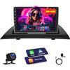 Inefala 2G+64G Android Autoradio per BMW X3 E83 2004-2012, 9 Touchscreen Stereo Auto Bluetooth con Wireless Carplay & Android Auto GPS/WiFi/RDS/FM Mic Retrocamera