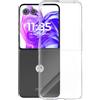 GIOPUEY Cover Compatibile con Motorola RAZR 60 Ultra, Alta Trasparenza Custodia, Materiale PC Rigido Case，Nessun Ingiallimento, Nessuno Sbiadimento - Transparent