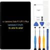 ARSSLY LCD Schermo per Lenovo Tab P11/P11 Plus TB-J606 TB-J606F 11 pollici LCD Display Sostituzione Schermo per Lenovo TB-J606 TB-J606F Touchscreen Digitazer Assembly con Riparazione Kit (Nero, con Telaio)