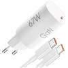 ACAGET 67W Caricatore con Cavo USB C 1M per Xiaomi 17T 15T 13 Lite Pad 8Pro