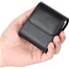 Tohrugue Cintura a clip in pelle universale, borsa per cellulare, custodia da cintura da uomo per Samsung Galaxy Z Flip 5/Flip 4/Flip 3 (stile A,nero)