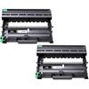 Yowell 2 tamburi DR3400 compatibili per Brother DR-3400 DR3400 Drum Unit per TN-3480 TN3480 per Brother HL-L5100DN MFC-L5700DN DCP-L5500DN HL-L5000D MFC-L6800DW DCP-L6600DW