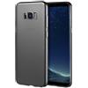 doupi UltraSlim AllClear TPU Custodia per Samsung Galaxy S8, Silicone Piuma Leggera Cover Guscio Protettivo, Nero