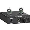 Fosi Audio P2 Amplificatore per cuffie a valvole Preamplificatore a valvole a vuoto Mini Hi-Fi Stereo Audio con protezione di uscita a basso rumore di massa per cuffie